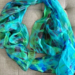 Vibrant Tie-Dye Scarf